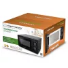 Esperanza ESTOFADO EKO011K microondas solo, de sobremesa, 20 l, 700 W, 5 niveles de potencia, plato giratorio de 24,5 cm, negro