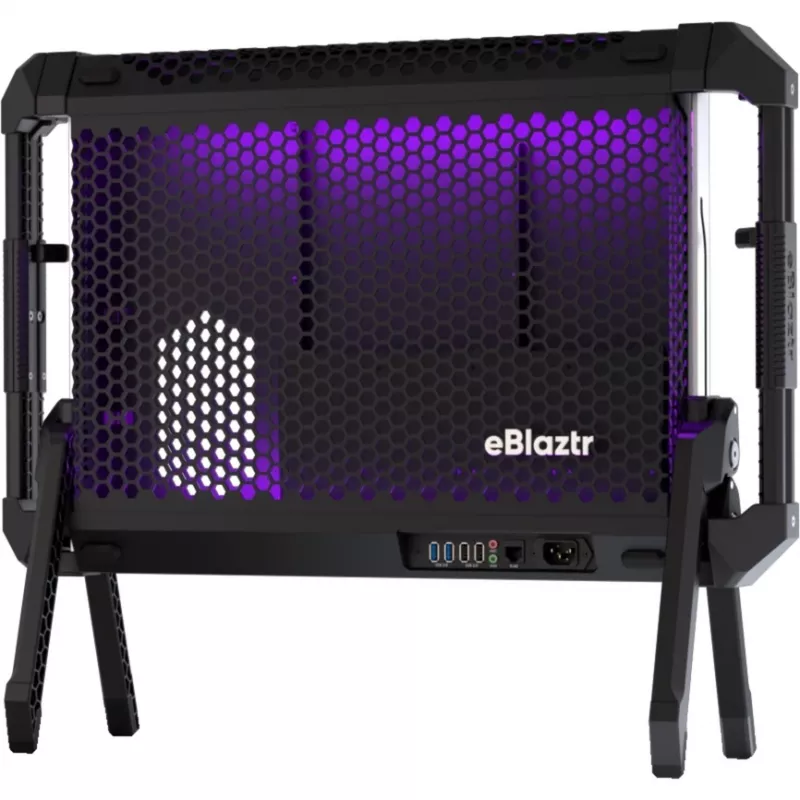 Caja de PC portátil Eblaztr - Negra - Caja de PC - Mini Tower - Negra