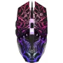 Ratón gaming DEFENDER GM-670L ambidiestro, óptico, 2400 DPI, con cable, negro, RGB