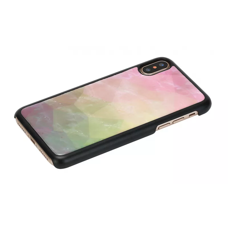 iKins Water Flower funda para iPhone XS/X, negra, K1690J