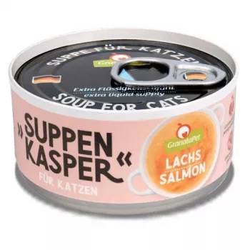 Snacks para gatos GranataPet Suppenkasper Salmón de Fox4Pets, sabor a salmón, 70 g, sin azúcar