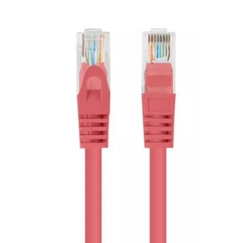 Lanberg PCU5-20CC-0300-R Cable de conexión Cat.5e UTP, 3 m, Rojo, paquete de 10