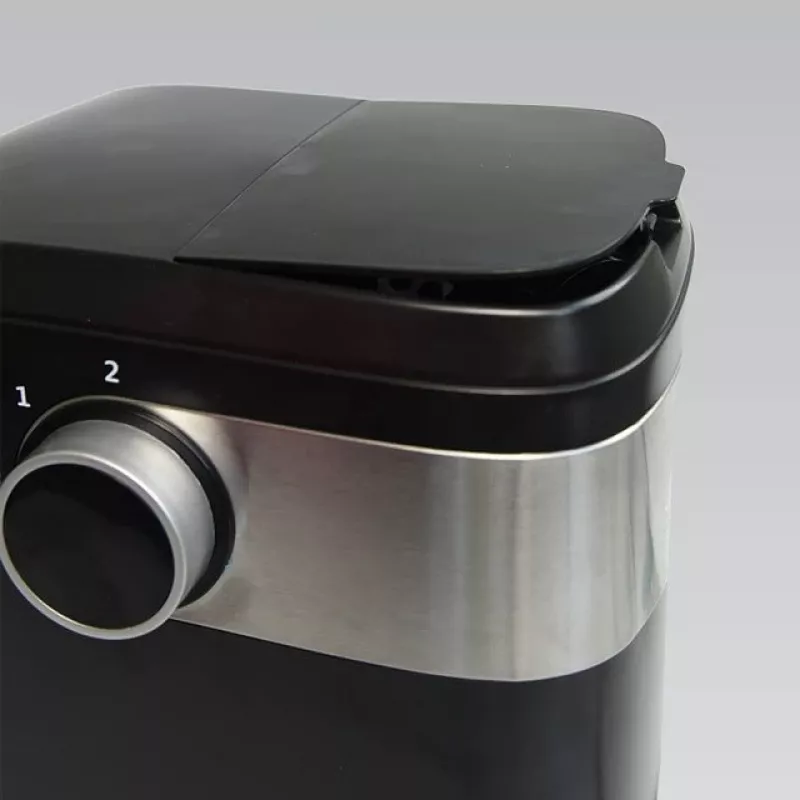 Picadora de carne eléctrica Maestro MR-854, 1500 W, 2 velocidades, 3 discos perforados, accesorio para embutidos, negra