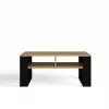 top e shop STOLIK KAWOWY ŁAWA MODERN 2P esbelta Roble Artisan lamas negras