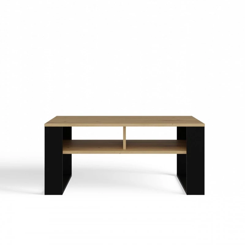 top e shop STOLIK KAWOWY ŁAWA MODERN 2P esbelta Roble Artisan lamas negras
