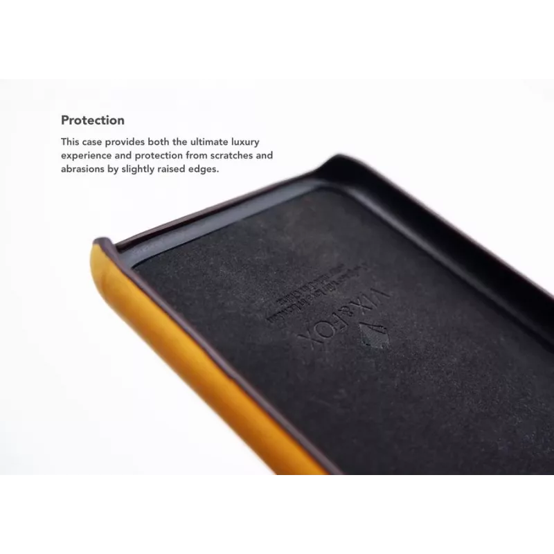 Carcasa trasera VixFox para iPhone 7/8 Plus, amarillo mostaza, cubierta protectora rígida