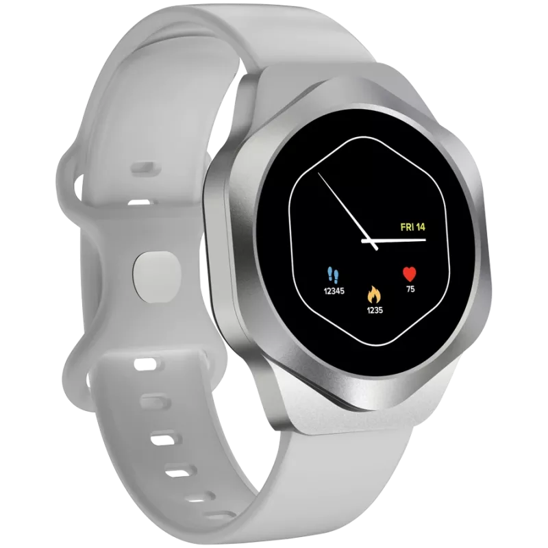 Smartwatch CANYON Hexagon 88 BT-CALL plata