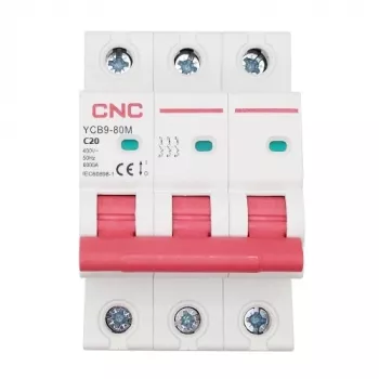 Interruptor automático HiSmart NV821532 3 polos 20 A curva C (modular)