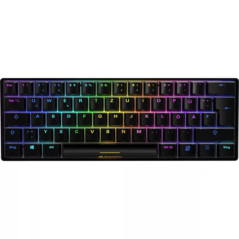 SKILLER SGK50 S4, teclado gaming negro, distribución DE, Kailh Red