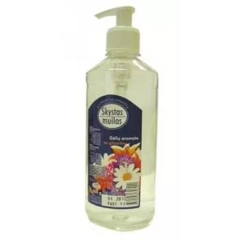 Jabón líquido, con glicerina, aroma floral (sin colorantes), con dosificador, 500 ml