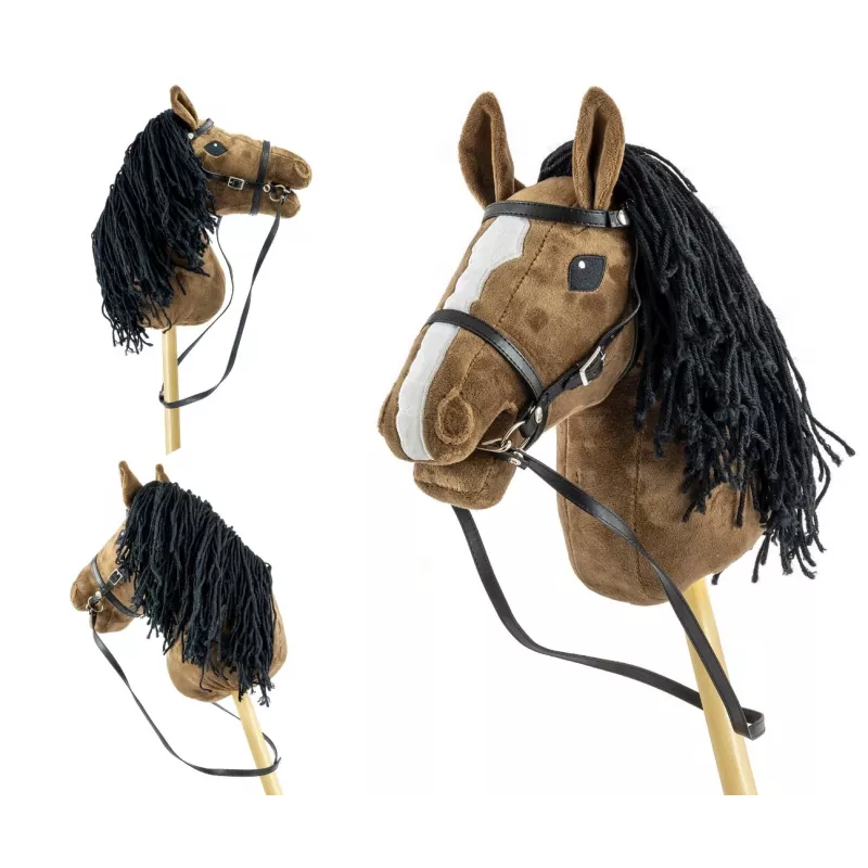 Caballo de juguete Hobby Horse marrón oscuro