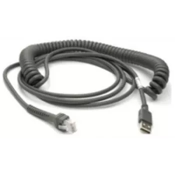 Zebra CBA-U29-C15ZBR cable USB USB 2.0 4,57 m USB A negro