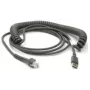 Zebra CBA-U29-C15ZBR cable USB USB 2.0 4,57 m USB A negro