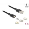Cable USB DeLOCK 88165 1 m USB A negro