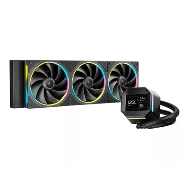 DeepCool LM360 Kit de refrigeración líquida para procesador 12 cm Negro 1 ud.