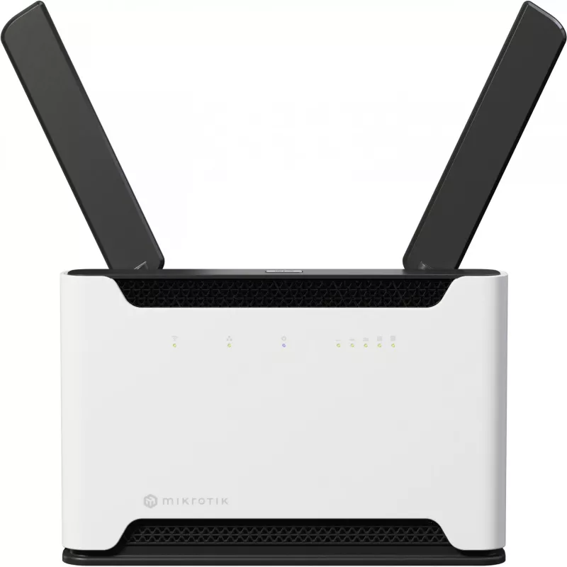MikroTik Chateau LTE18 AX - Router inalámbrico - Switch de 5 puertos - GigE, 2,5 GigE - Wi-Fi 5, Wi-Fi 6 - Doble banda (S53UG+5HAXD2HAXD-TC&EG18-EA)