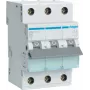 Hager MBN340. Número de polos: 3P. Frecuencia de entrada AC: 50/60 Hz, corriente nominal de salida: 40 A (MBN340)