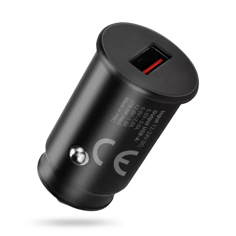 Cargador de coche everActive CC-15QC QC3.0 18W 1x USB con cable