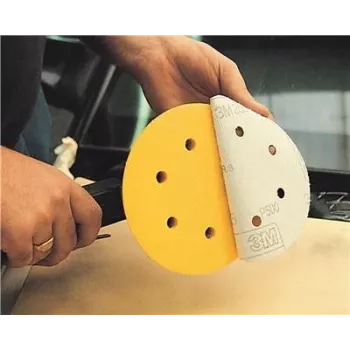 Discos de lijar Abrasive Hookit 255P 3M P500 150 mm con agujero, pack de 100