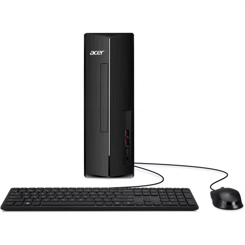 PC de sobremesa Acer Aspire XC-1860 — Intel Core Ultra 5 225, 16 GB DDR5, 1 TB SSD, Windows 11 Home, Negro