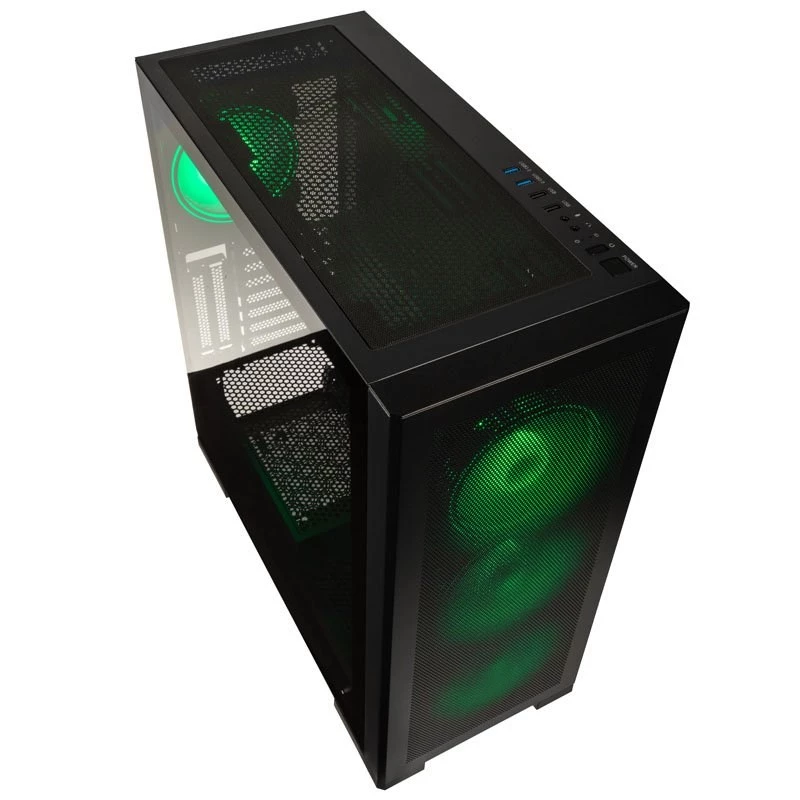 Carcasa de PC Kolink UNITY MESHBAY ARGB Midi Tower negra