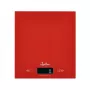Báscula de cocina electrónica JATA Mod. 729R roja