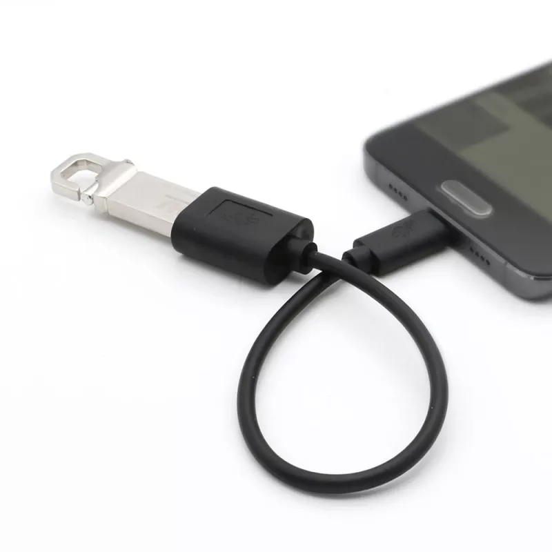 Cable TB OTG USB AF - USB C 15cm negro (AKTBXKU4PAC015B)