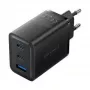 Vention FERB0-EU cargador de pared 65 W, 3 puertos USB, negro