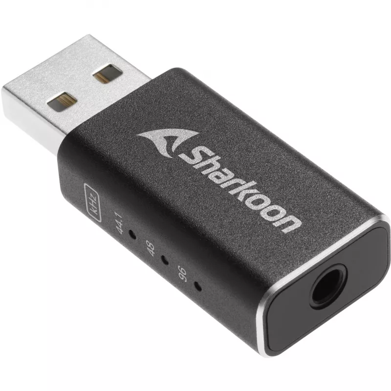 Sharkoon Gaming DAC Pro S V3 Tarjeta de sonido externa, negro