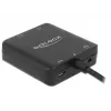 Convertidor de audio DeLOCK 62784 negro