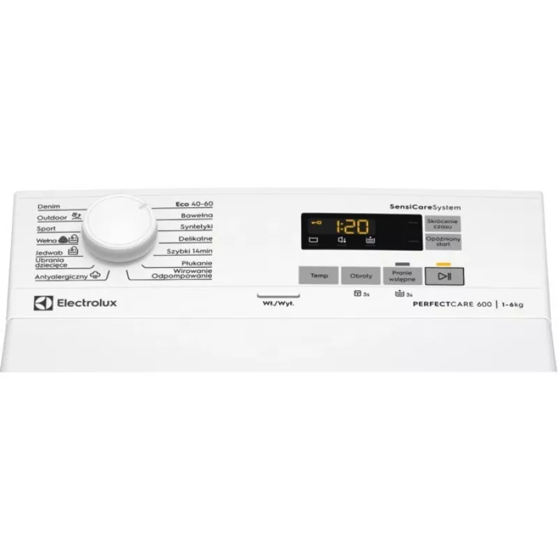 Lavadora Electrolux EW6TN5261FP, carga frontal 6 kg, clase de eficiencia energética D