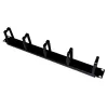 Alantec PK009 organizador de cables soporte de pared negro 1 ud.