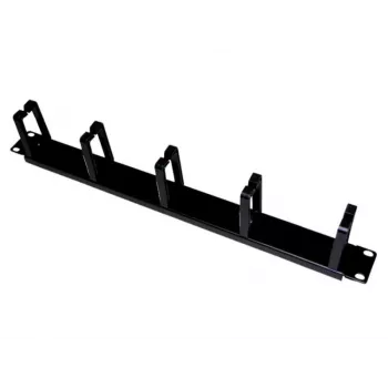 Alantec PK009 organizador de cables soporte de pared negro 1 ud.