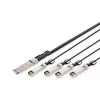 Cable de conexión directa Digitus DN-81325 40G QSFP+ a 4x SFP+ 5 m