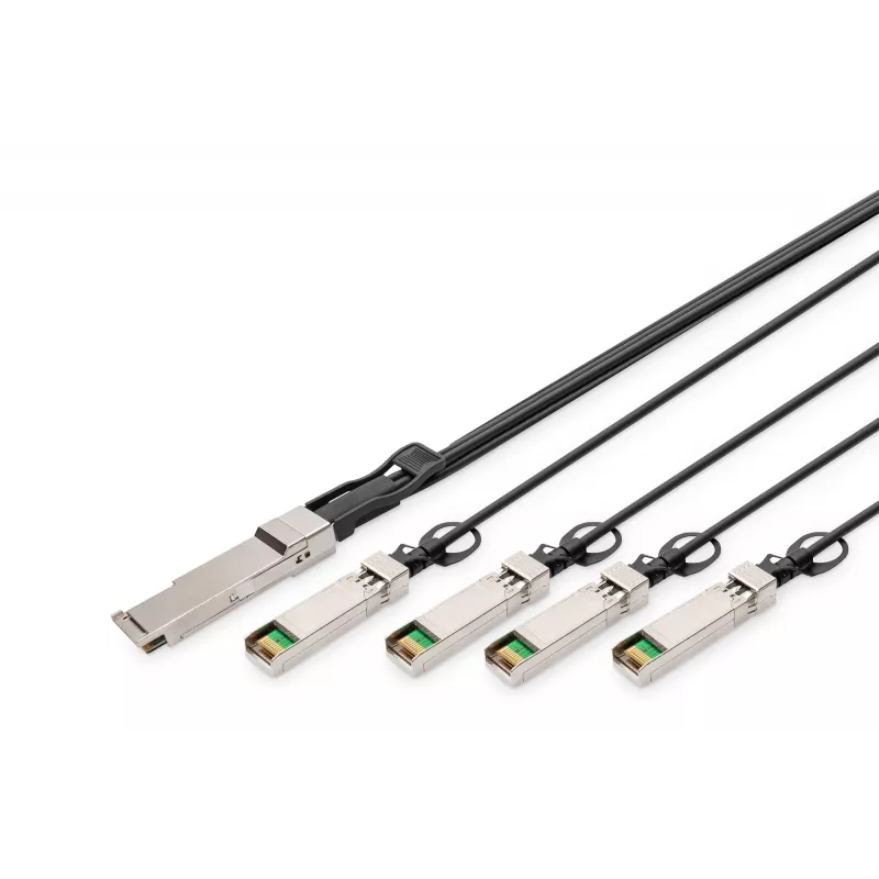 Cable de conexión directa Digitus DN-81325 40G QSFP+ a 4x SFP+ 5 m