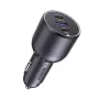 Ugreen Cargador rápido de coche 130W 3 puertos gris