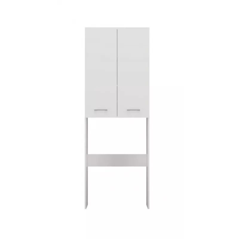 Armario de baño Top e Shop POLA DD BIEL – de pared, marco blanco, 4 estantes