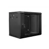 Rack de pared LANBERG 9U (600×450×507 mm) IP20, carga máx. 60 kg, negro