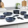 Juego de ollas Russell Hobbs RH03321EU7 — 8 piezas, antiadherente, apto para lavavajillas