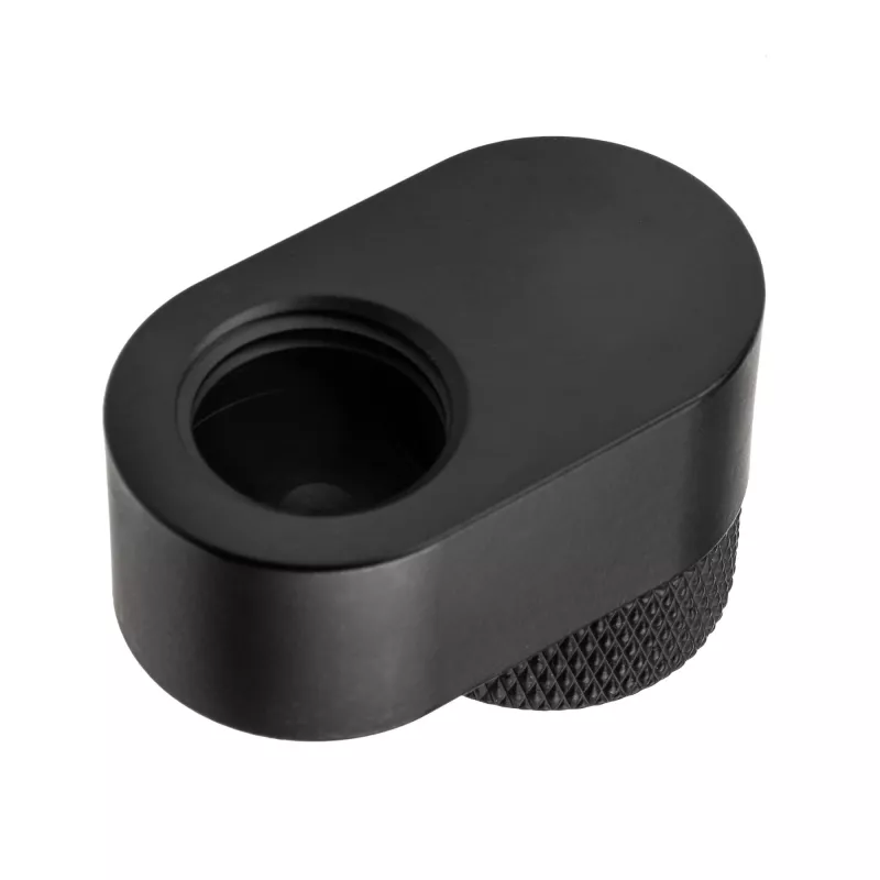 XSPC G1/4 Racor Giratorio Offset de 14 mm - negro mate
