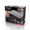 Sandwichera Adler AD 3043, 1300 W, placas antiadherentes, 2 sándwiches, superficie de cocción 285 × 152 mm, negra