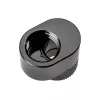 Racor giratorio de 7mm Offset XSPC G1/4 en negro cromado de XSPC