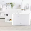 Huawei B311-221 router inalámbrico 4G LTE, LTE Cat.4 150/50 Mbps, Wi-Fi, 1x Gigabit Ethernet, 1x POTS, blanco