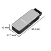 Hama 123900 lector de tarjetas USB 3.0 SD/microSD, aluminio, negro/plata