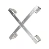 Soporte de cables Extralink Four arms aluminium frame S500 — 500 x 500 x 70 mm, escritorio/pared, aluminio