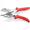 Knipex 94 35 215 Tijeras de ingletes para perfiles de plástico y goma, 215 mm