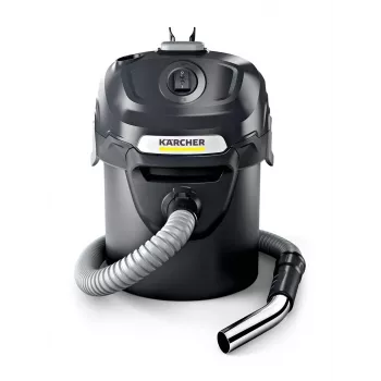 Aspirador Kärcher AD 2 600 AW — aspirador de ceniza seca, 14 l, 600 AW, manguera Ø 3,5 cm, manguera de 1 m, negro
