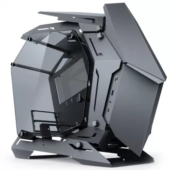 Caja PC Jonsbo MOD3 Mini Micro-ATX Tower Showcase cristal templado - Gris - Torre