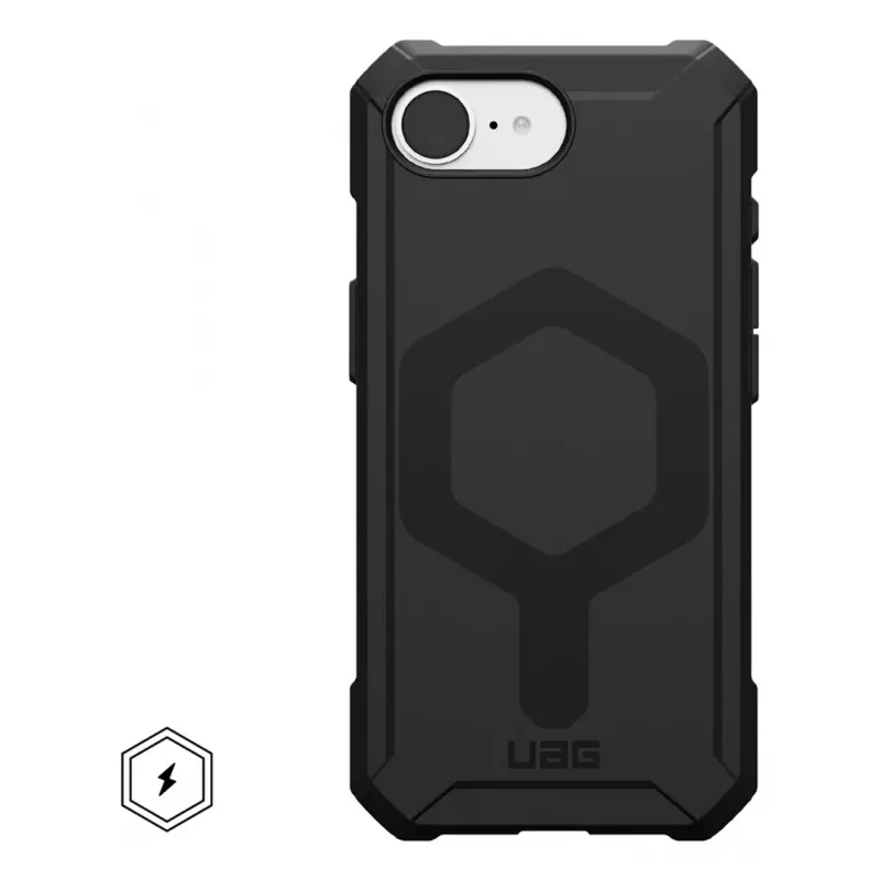 Urban Armor Gear 114496114040 Essential Armor MagSafe funda para móvil Apple iPhone 16e, negra