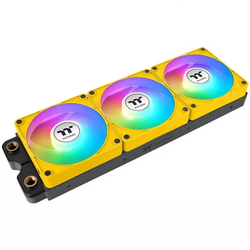 Thermaltake CT140 EX Reverse ARGB 140mm pack de 3 amarillo